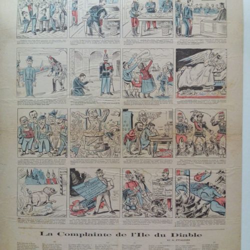 Restauration d'affiche. Mise à plat, complage et réparations, doublage dos en papier japon et entoilage.